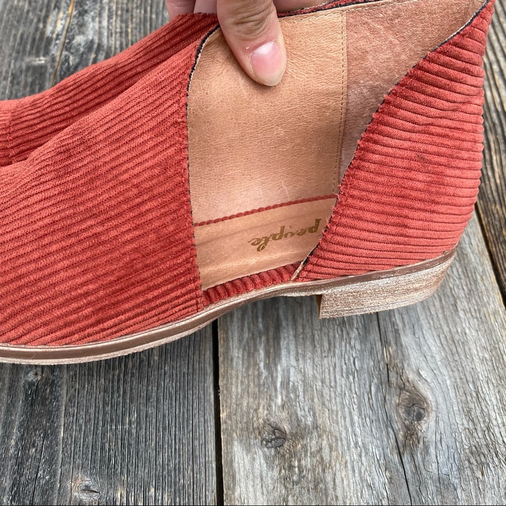 Free People NWOT Royale Corduroy Pointed Flats - Picture 6 of 9